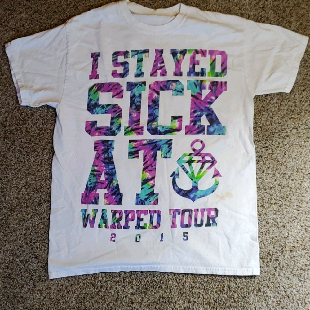2015 warped tour shirt